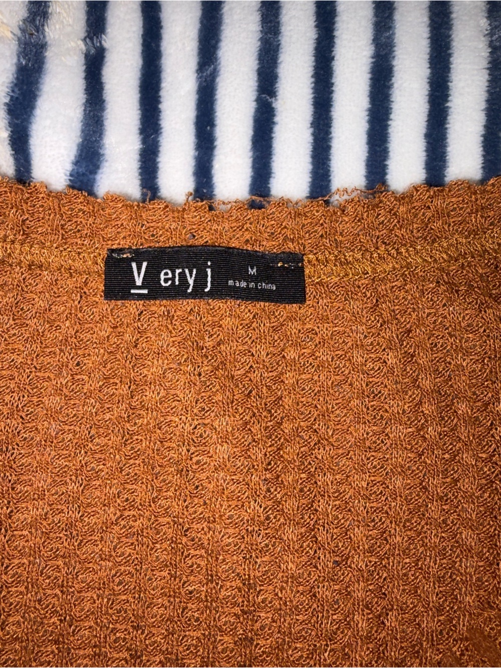 Rust Orange womens Sweater - Cozy Knit